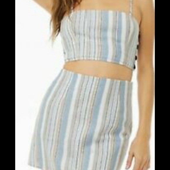 Crop top and mini skirt set, brand new, unused - Picture 5 of 5